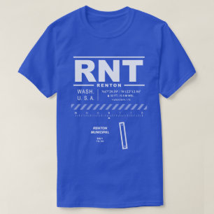 T-shirt de l'aéroport municipal de Renton (RNT)