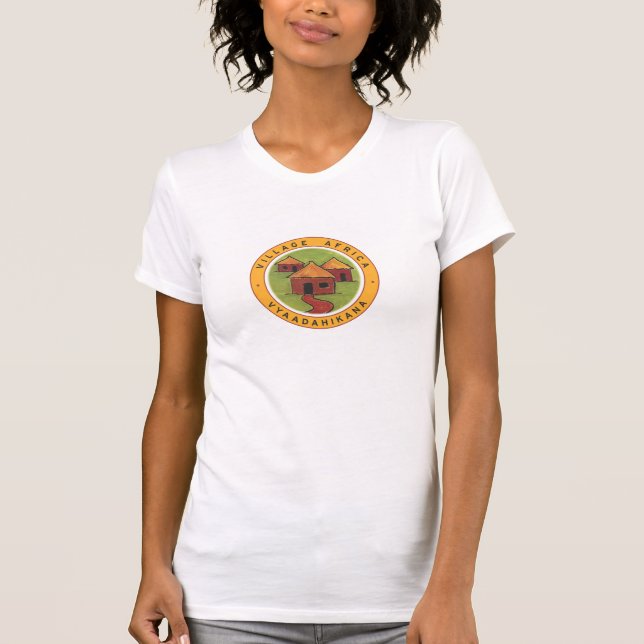 T-shirt de l'Afrique de village (Devant)