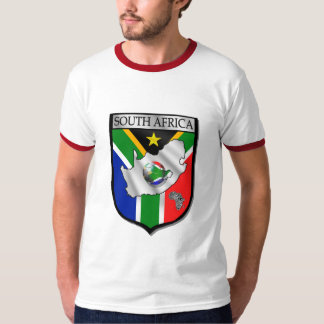 T-shirt de l'Afrique du Sud de sonnerie de