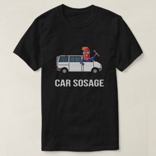 T-shirt de l'âge t4 de la voiture SOS