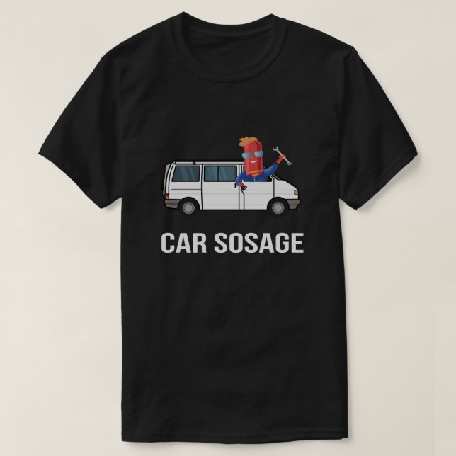 T-shirt de l'âge t4 de la voiture SOS (Design devant)