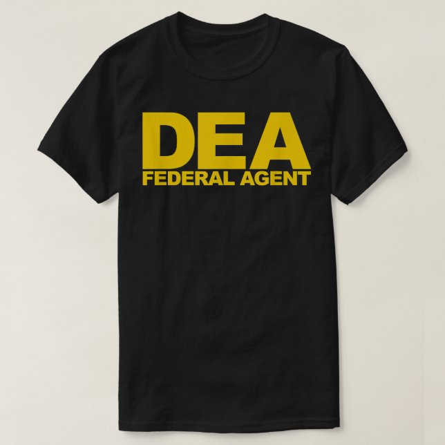 T-shirt de l'agent fédéral DEA (Design devant)