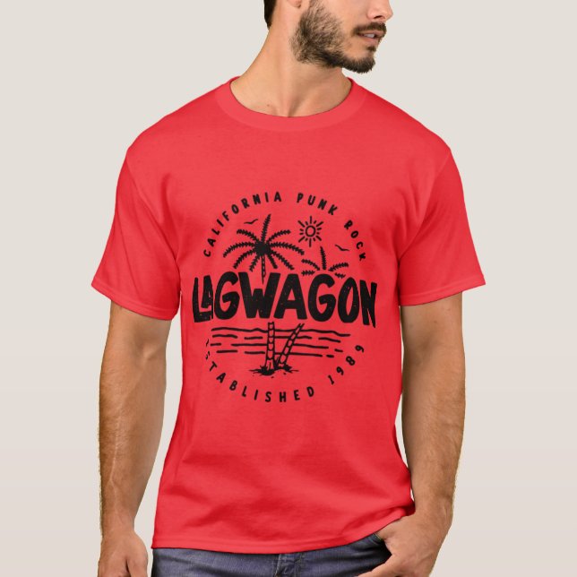 T-shirt De Lagwagon surdimensionné (Devant)