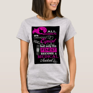 T-shirt de l'aide médical des femmes