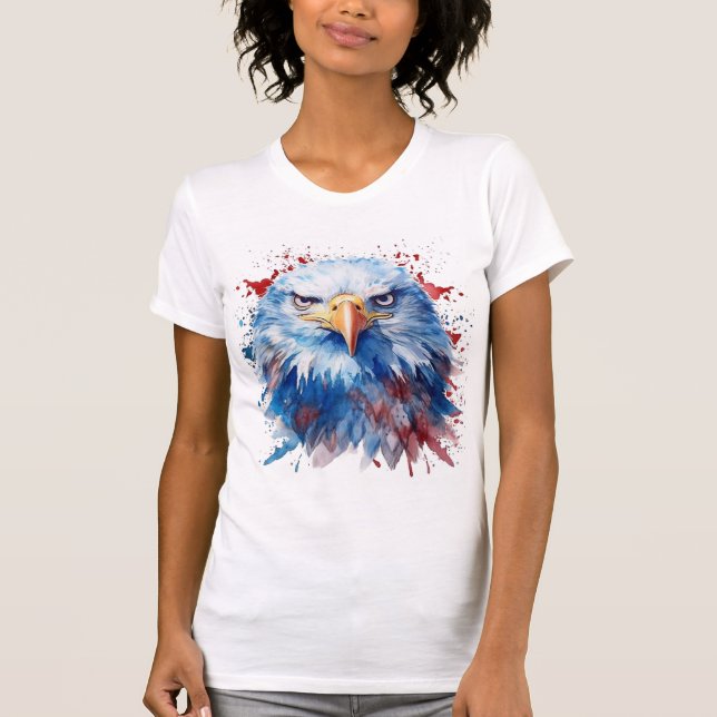 T-shirt de l'aigle patriotique (Devant)