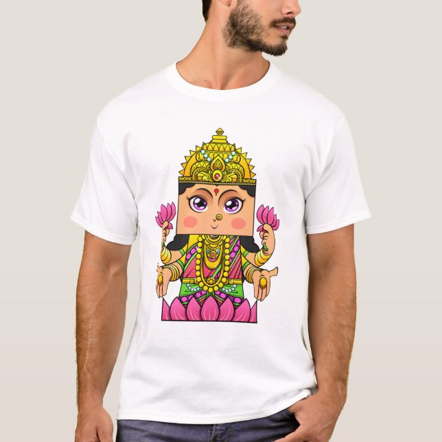 T-shirt de Lakshmi de déesse (Devant)