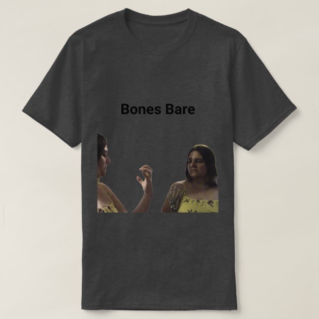 T-Shirt de l'album Bones Bare (Design devant)