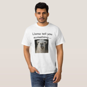 T-shirt de lama