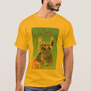 T-shirt de lama de drame