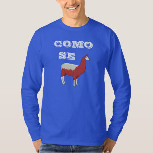 T-shirt de LAMA de Se de COMO