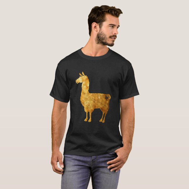 T-shirt de lama d'or (Devant entier)