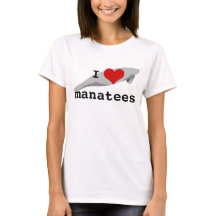 T-shirt de lamantins du coeur I - lumière