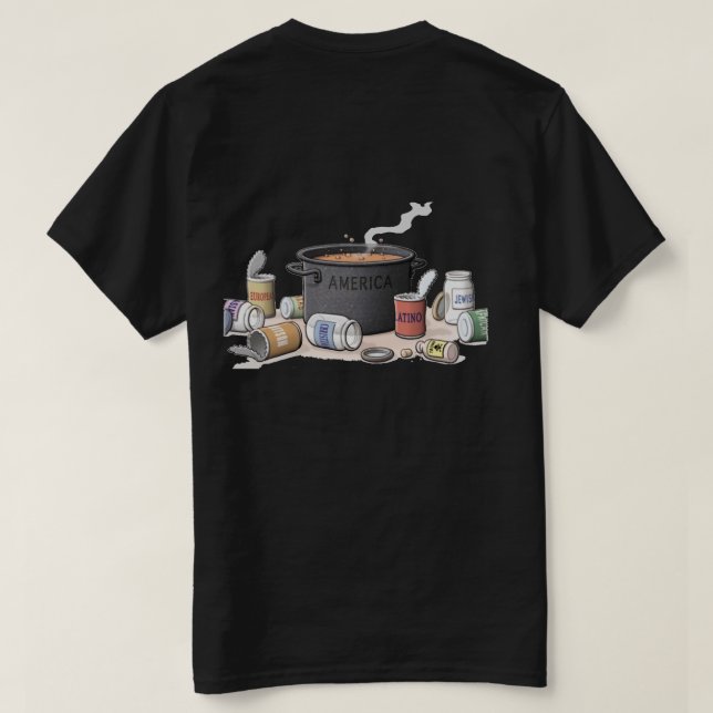 T-shirt de l'Amérique de creuset (Design dos)