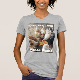 T-shirt de l'amour du poulet