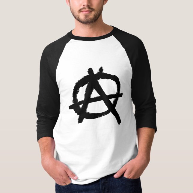 T-shirt de l'anarchie (noir) (Devant)