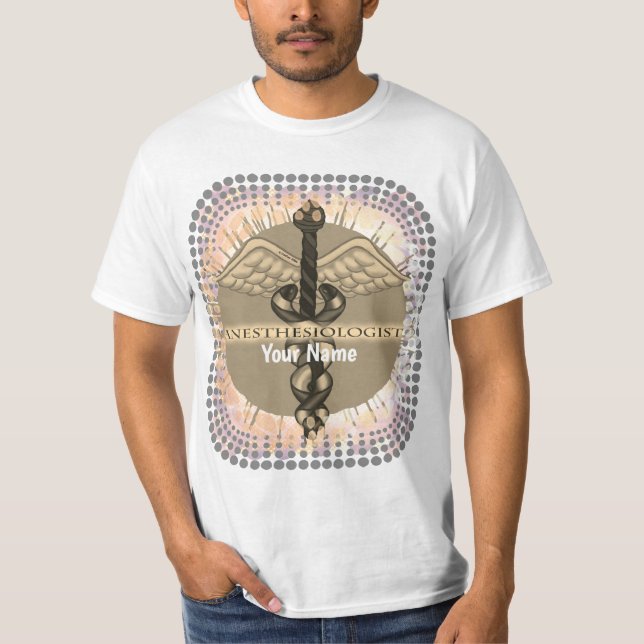 T-shirt de l'anesthésiste Caduceus (Devant)