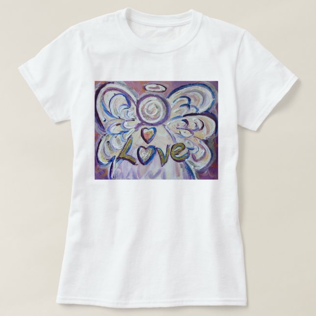 T-shirt de l'ange d'inspiration d'amour (côté avan (Design devant)