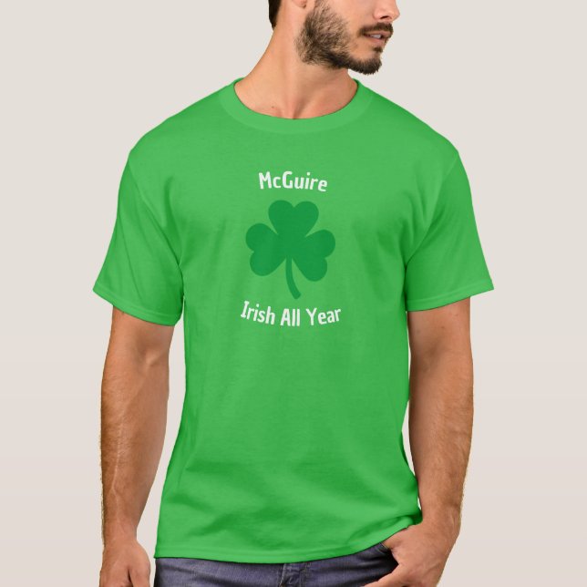 T-shirt de l'année irlandaise (Devant)