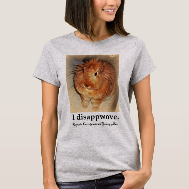 T-shirt de lapin de capitaine Carrotpants (Devant)