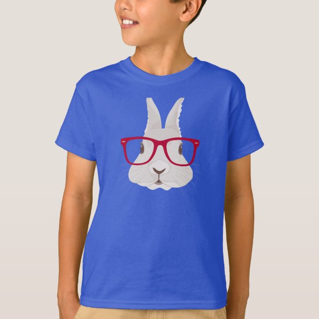 T-shirt de lapin de hippie (Devant)