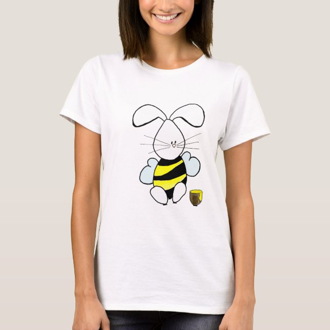 T-shirt de lapin de miel (Devant)