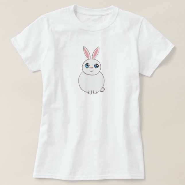 T-Shirt  de  lapin  de  Pâques (Design devant)