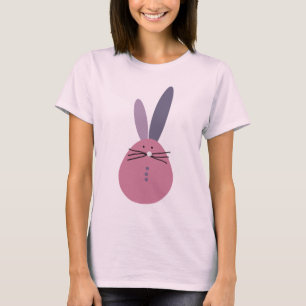 T-shirt de lapin de Pâques des femmes