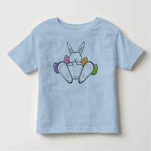 T-shirt de lapin de Pâques pour des enfants en bas