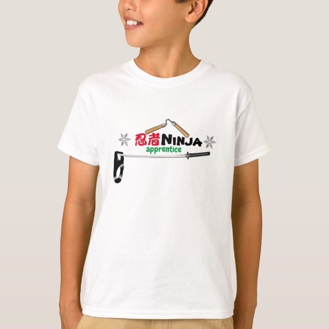 T-shirt de l'apprenti Ninja (Devant)