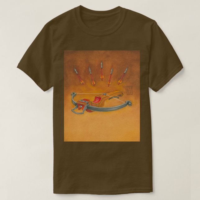 T-Shirt de l'arbalète à vraie vue (Design devant)