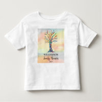 T-shirt de l'arbre généalogique de la Réunion fami