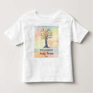 T-shirt de l'arbre généalogique de la Réunion fami