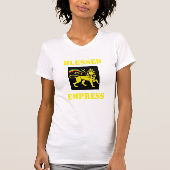 T-shirt de l'armée de la femme de Rasta : (Devant)