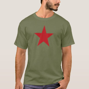 T-shirt de l'Armée verte étoile rouge