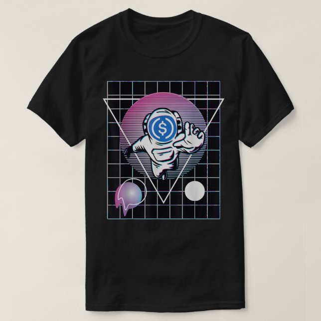 T-shirt de l'astronaute américaine (Design devant)