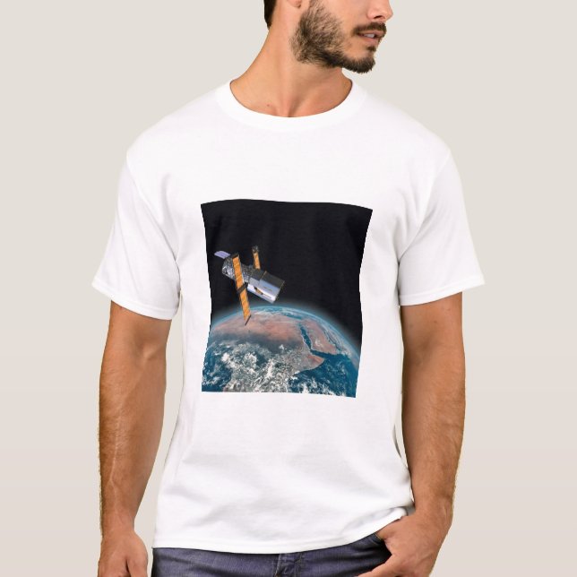 T-shirt de l'astronomie des hommes de télescope (Devant)