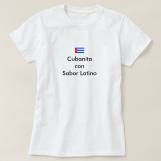 T-shirt de latino de sabor d'escroquerie de
