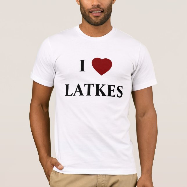 T-shirt de LATKES du "coeur" I (Devant)