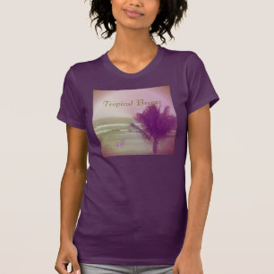 T-shirt de l'aubergine Tropical Breeze Fine Jersey