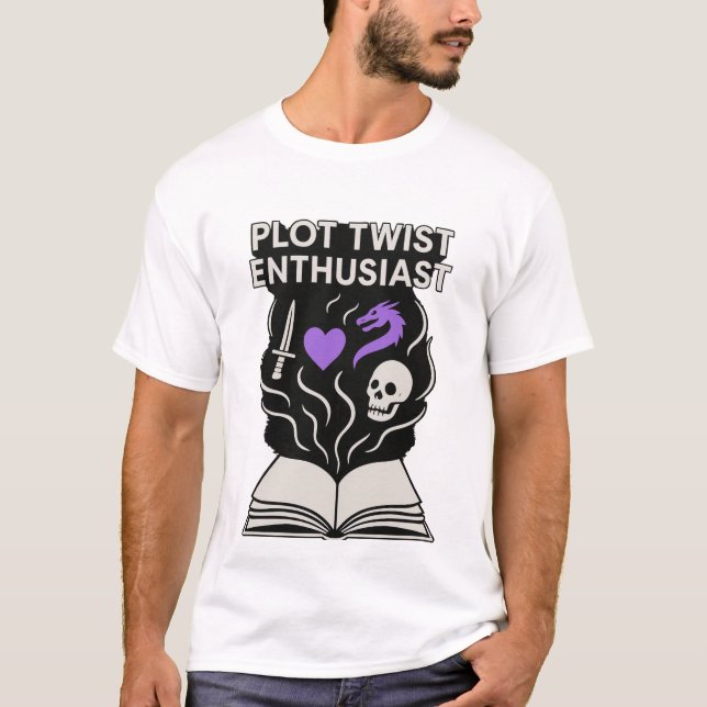 T-shirt de l'auteur du livre mystique - Imaginaire (Devant)