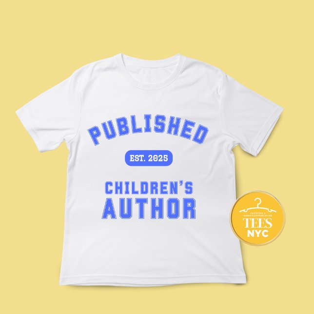 T-shirt de l'auteur du livre pour enfants publié (Créateur téléchargé)