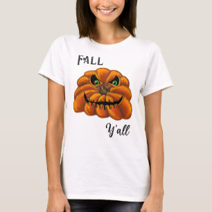 T-shirt de l'automne Y'all Jack-o-Lantern