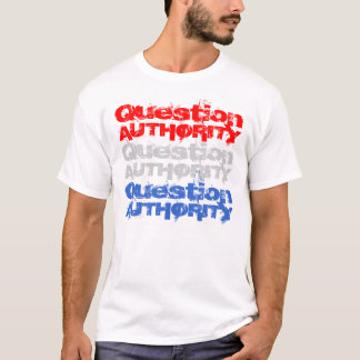 T-shirt de l'autorité V de question