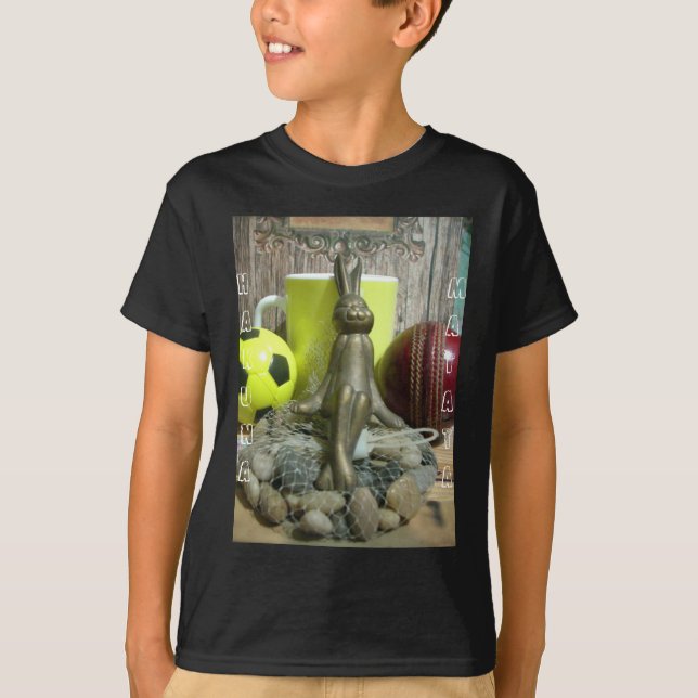 T-shirt De l'autre côté du Pitch & Crease : Football Crick (Devant)