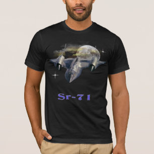 T-shirt de l'avion d'espionnage militaire Sr-71