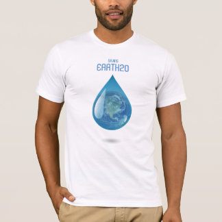 T-shirt de l'eau de la terre d'économie