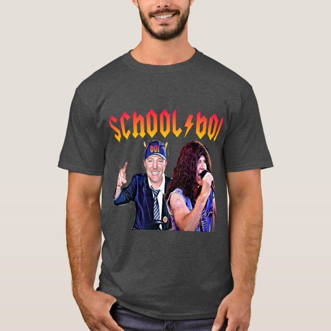 T-shirt de l'école pour hommes (Devant)