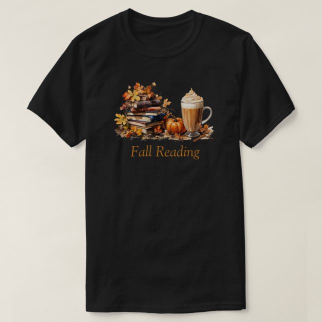 T-Shirt De Lecture Automne (Design devant)