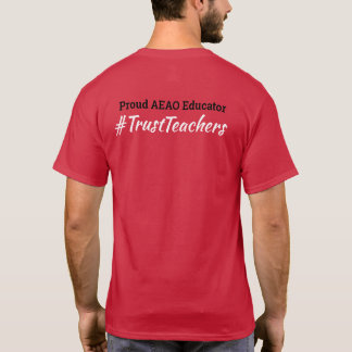 T-shirt de l'éducateur (rouge)