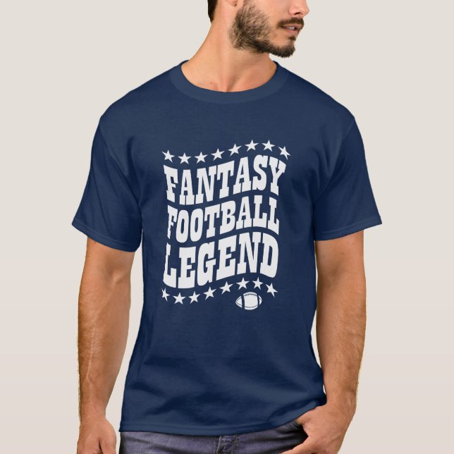 T-SHIRT DE LÉGENDE DU FOOTBALL D'IMAGINAIRE (Devant)